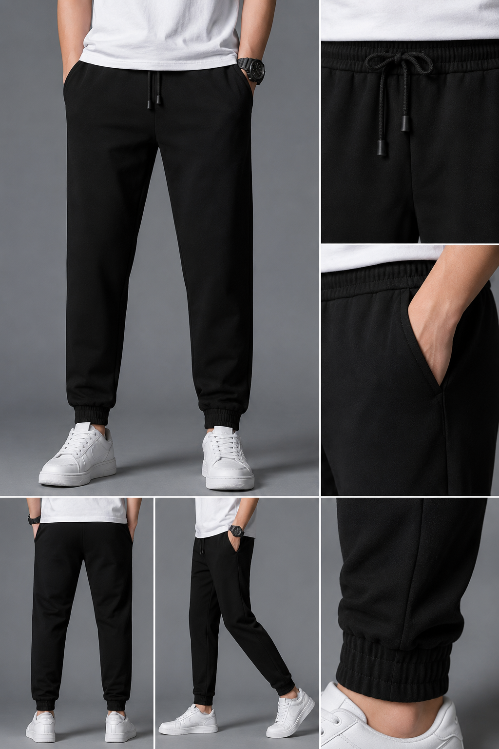 Modern Black Jogger Pants for Teens | Soft, Stylish & Comfortable